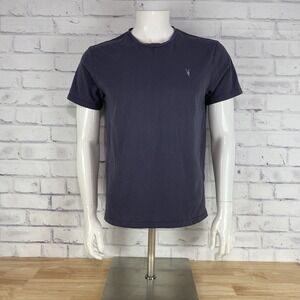 AllSaints Shirt Men's Medium‎ SLIM T-Shirt Short Sleeve Brace SS Crew Organic